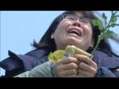 Mourning parents visit site of South Korean ferry tragedy a year later