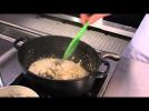 Super quick green chicken curry with egg fried basmati rice recipe