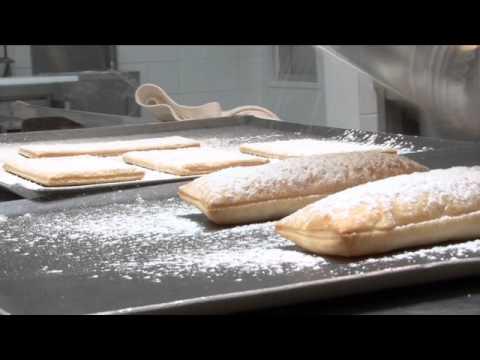 Mille feuille of spiced plums with a salted butter caramel sauce recipe