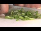 Miso soup with chicken, rice noodles and coriander recipe