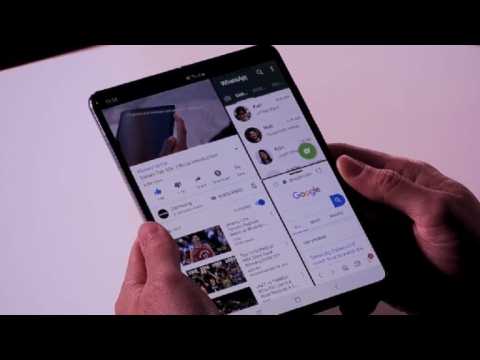 Samsung unveils its new folding smartphone