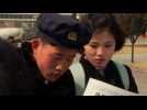 North Koreans read about Kim's trip to Vietnam