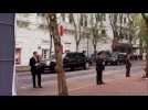 Trump and Kim arrive at Metropole Hotel for summit