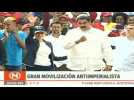 Venezuela's Maduro arrives for anti-imperialist rally