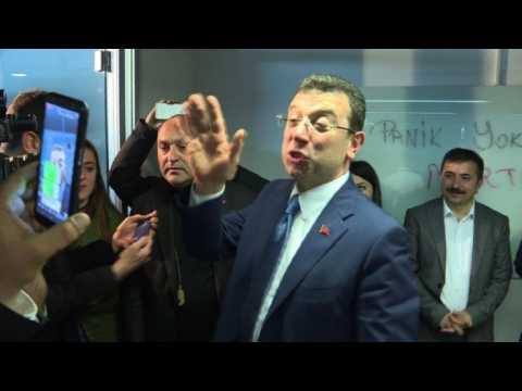 Opposition candidate leads Istanbul mayor race: election chief