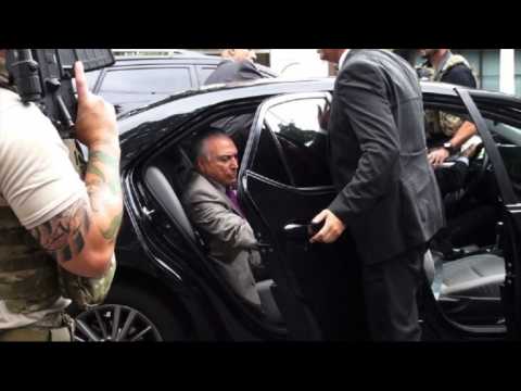 Brazil’s Temer stopped, detained on highway in “Car Wash” probe