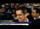 Venezuela's Juan Guaido arrives at Caracas International Airport