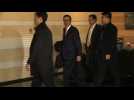 US trade delegation leaves hotel after trade talks end