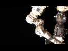 Astronauts on aborted Soyuz launch blast off arrive at ISS