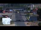 Venezuela troops guard closed Brazil border