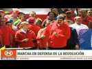 Venezuelan president Maduro dances at pro-government rally