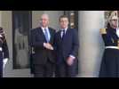 France's Macron welcomes Iraqi President Barham Saleh in Paris