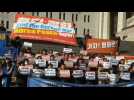 SKorea: Pro-summit rally ahead of Trump-Kim meeting
