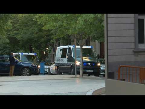 Catalan separatist leaders arrive for trial at Spain's Supreme Court