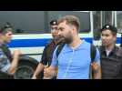 Moscow police detain protesters during rally in support of Russian journalist Golunov