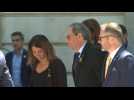 Catalonia's separatist leader Quim Torra arrives at Spanish Supreme Court