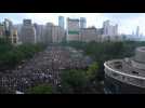 Huge rally starts in Hong Kong