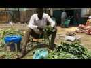 Sudanese sell their produce amidst day three of nationwide strike