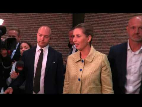 Social Democrats leader casts her vote in Danish general election