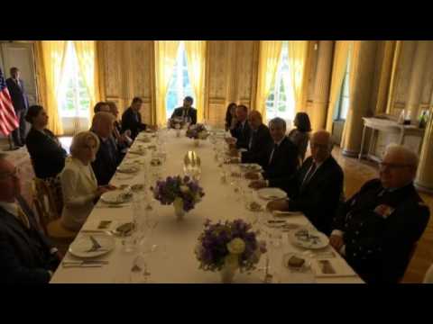 D-Day: Trump and Macron have lunch at Caen prefecture