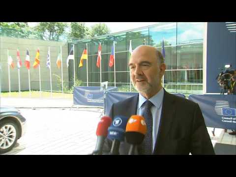 EU Finance Ministers arrive for Eurogroup meeting in Luxembourg