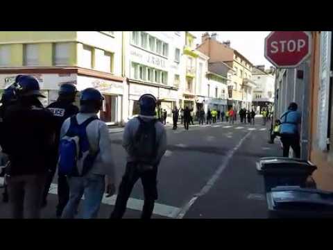 Manifestation des gilets jaunes à Epinal : les forces de l’ordre sont sur place