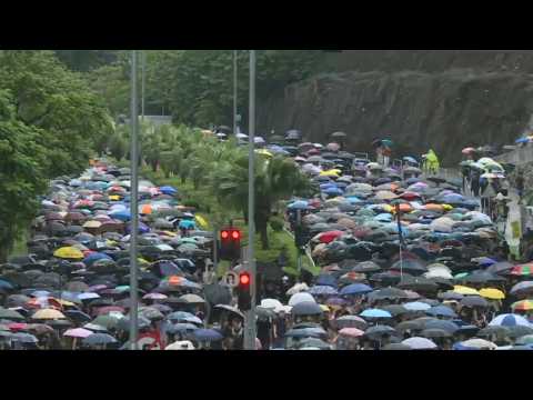 Hong Kong protesters kick off new weekend of rallies