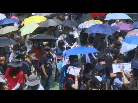 Hong Kong protesters defy rally ban after crackdown