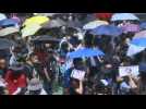 Hong Kong protesters defy rally ban after crackdown