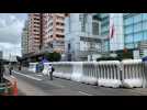 Hong Kong police reinforce Beijing's office in city