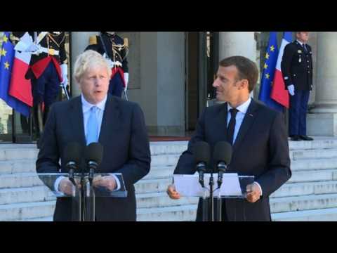Brexit: Johnson says 'wants deal', 'encouraged' by Merkel talks