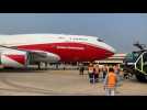 'Supertanker' plane lands in Bolivia to battle wildfires