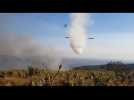 Firefighters combat wildfires in Brazil's Mato Grosso