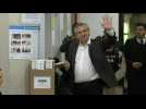Argentina's center-left presidential candidate Fernandez votes