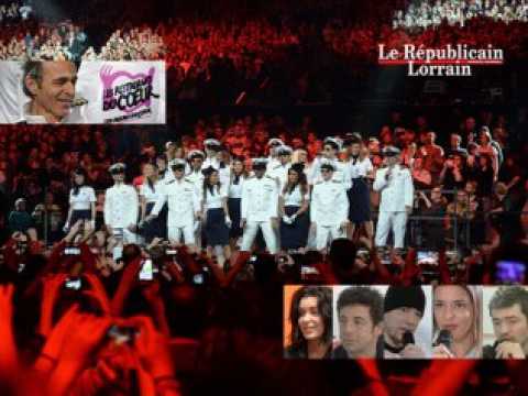 Jean-Jacques Goldman et la grande famille des Enfoirés à Strasbourg