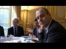 Union leader arrives for fresh talks with French govt. over pension reform standoff