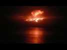 Galapagos volcano erupts on inhabited island