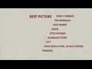 Oscar best picture nominees announced