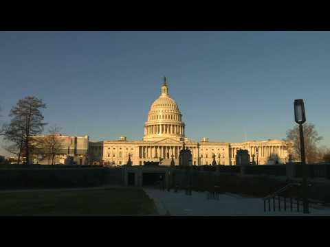 Images of US Capitol ahead of Senate impeachment trial