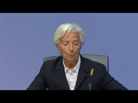 Economic risks 'less pronounced' as trade tensions ease: Lagarde