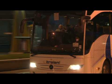 Passengers disembark from cruise ship in Italy after virus scare