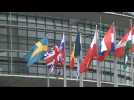 Brexit: pictures of the European Parliament a few hours before the removal of the British flag