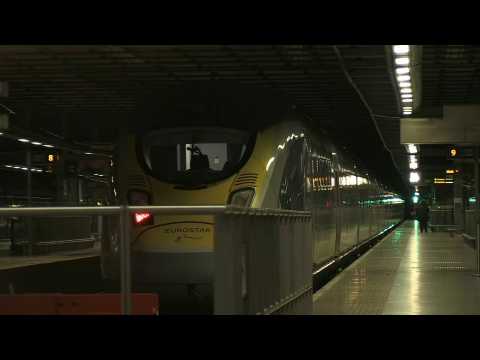 Last pre-Brexit Eurostar train leaves London, bound for Paris