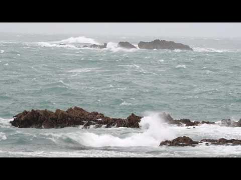 Storm Ciara hits La Hague in Northern France