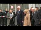 German Interior minister Horst Seehofer visits crime scene in Hanau