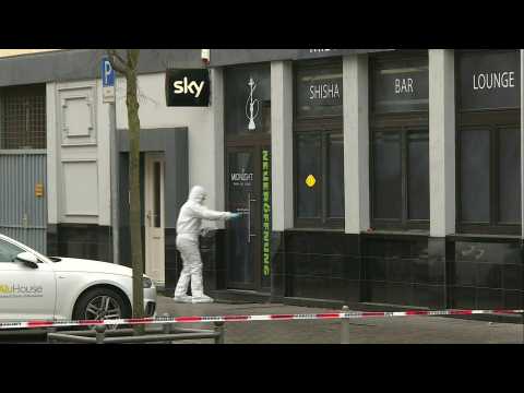 Germany: images from scene at Midnight shisha bar after deadly shooting