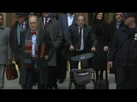 Harvey Weinstein leaves court as jury ends day three deliberations