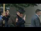 Roger Stone arrives at court ahead of sentencing
