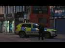 Police cordon off scene where police shot man in London after 'terror' stabbings