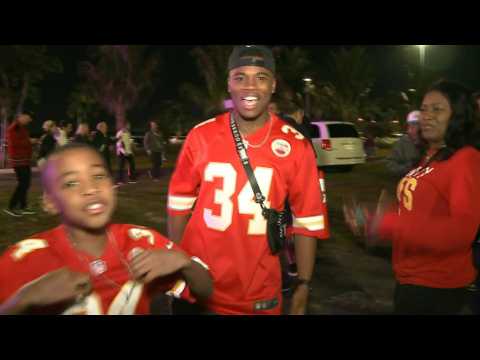 Super Bowl: Kansas City Chiefs fans jubilant after victory